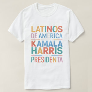 LATINOS DE AMERICA APOYAN KAMALA TShirt