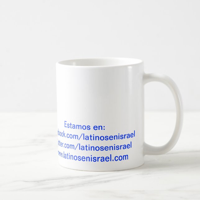 Latinos-en Israel Tasse (Rechts)