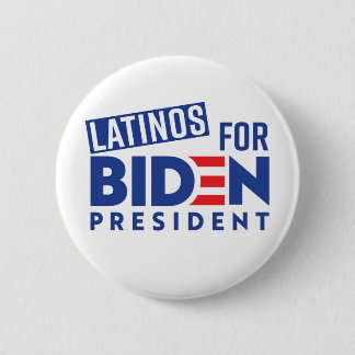Latinos für Joe Biden Round Button