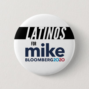 Latinos für Michael Bloomberg Round Button