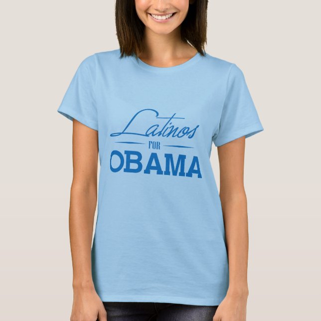 LATINOS FÜR OBAMA - .PNG T-Shirt (Vorderseite)