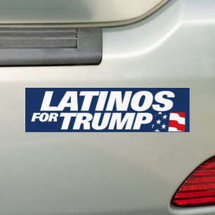 Latinos für Trump 2024 Autoaufkleber