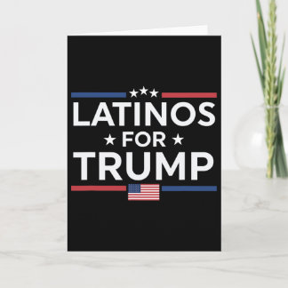 Latinos für Trump 2024 - Präsident Wahl Trump  Karte