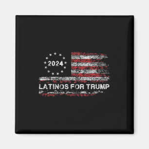 Latinos für Trump 2024 - Präsidentenwahl Trump Magnet
