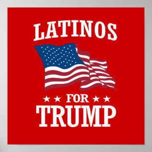 LATINOS FÜR TRUMP POSTER