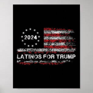 Latinos für Trump - Präsident Wahl Trump Vance Poster
