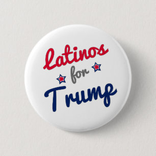 Latinos für Trumpf 2016 Button