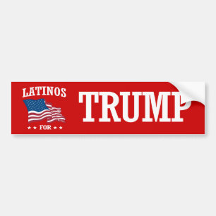 LATINOS FÜR TRUMPF AUTOAUFKLEBER