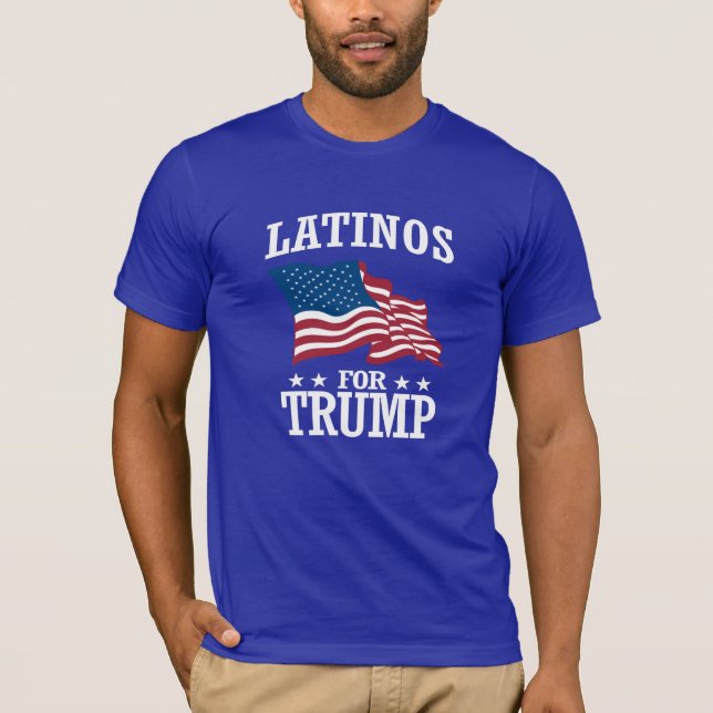 LATINOS FÜR TRUMPF T-Shirt (Vorderseite)