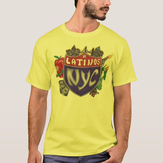 Latinos NYC T-Shirt (Vorderseite)