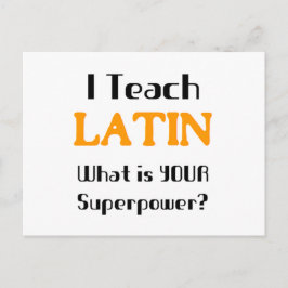 Latinunterricht Postkarte