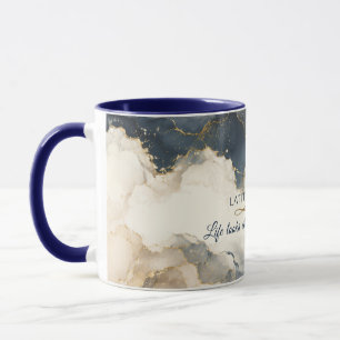 Latitude Alkohol-Tinte künstlerisch Tasse