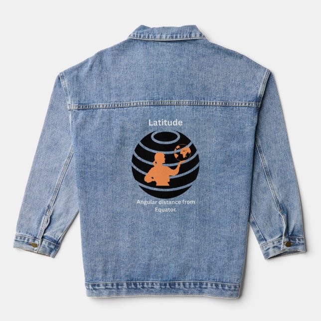 Latitude Explorer Texas Orange T-Shirt Jeansjacke (Rückseite)