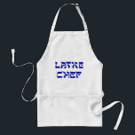 Latke Koch Schürze<br><div class="desc">Ist nicht jeder Liebe auf Chanukah! Das ist ein tolles Geschenk für den Latke-Koch, die Person, die Lieben hat Chanukah zu machen, diese kalorienbeladenen Kartoffelpfannkuchen, die jeder Lieben mit Apfelmus oder Sauce Sahne zu essen hat. Happy Chanukah!</div>