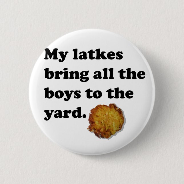 Latkes Button (Vorderseite)