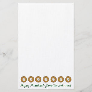 Latkes Happy Hanukkah Chanukah Juwish Holidays Briefpapier
