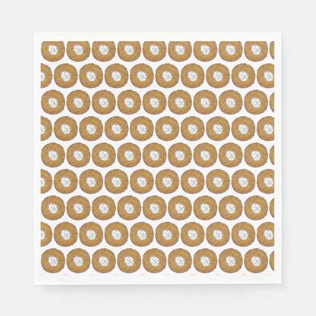 Latkes Potato Pancake Hanukkah Jüdische Feiertage  Serviette (Vorderseite)