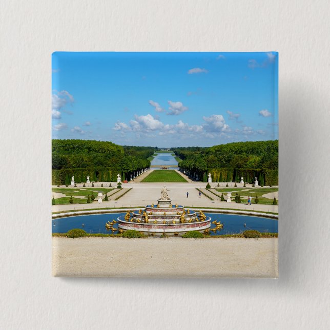 Latona Fountain and Grande Perspective, Versaille Button (Vorderseite)