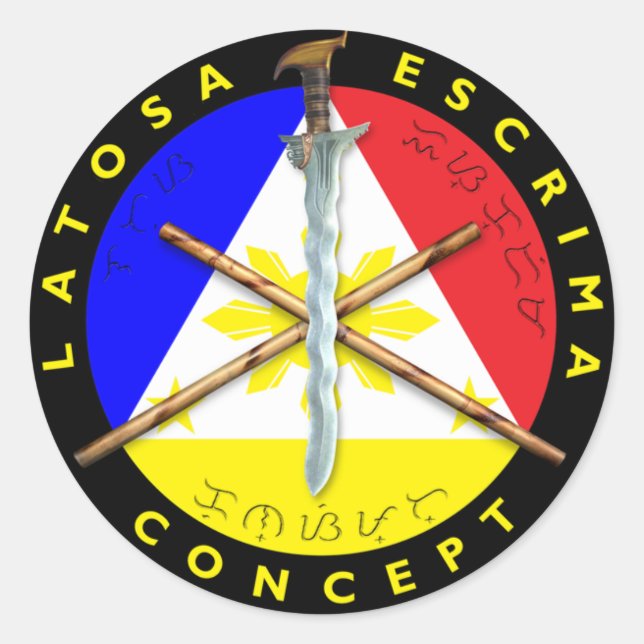 Latosa Escrima Stickers (Vorderseite)