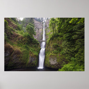 Latourell Falls & Bridge Columbia River Gorge Poster