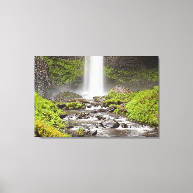 Latourell Falls, Columbia River Gorge, Oregon, Leinwanddruck (Vorderseite)