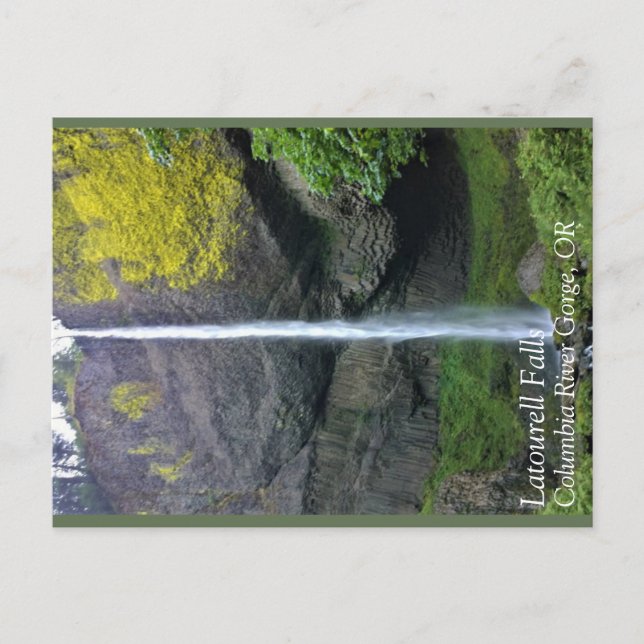 Latourell Falls Postkarte (Vorderseite)
