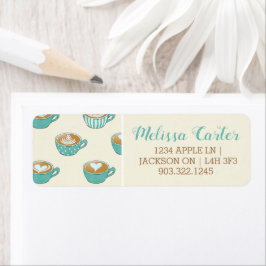 Latte Art in Niedlich Blue Coffee Mugs