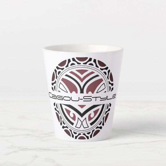 Latte Cagou-Style Milchtasse (Vorderseite)