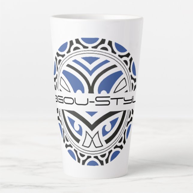 Latte Cagou-Style Milchtasse (Vorderseite)