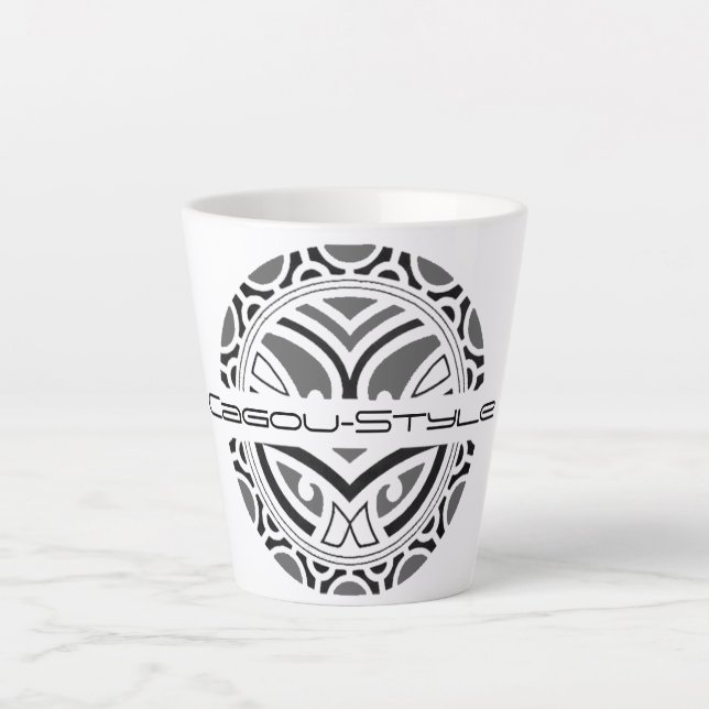 Latte Cagou-Style Milchtasse (Vorderseite)