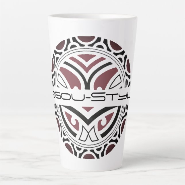 Latte Cagou-Style Milchtasse (Vorderseite)