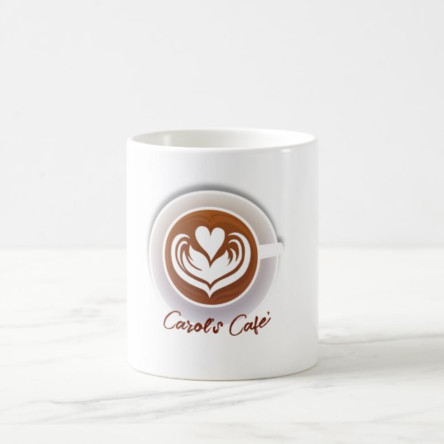 Latte Coffee Café Kaffeetasse (Mittel)