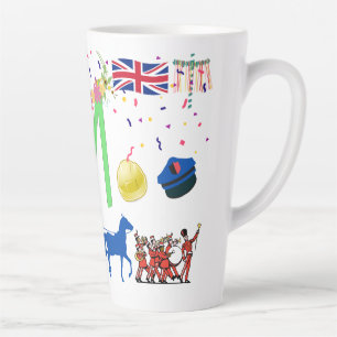 Latte/Coffee Mugs - Feierlichkeiten am Arbeitstag Milchtasse