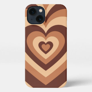 Latte Hearts Phone Case iPhone 13 Hülle