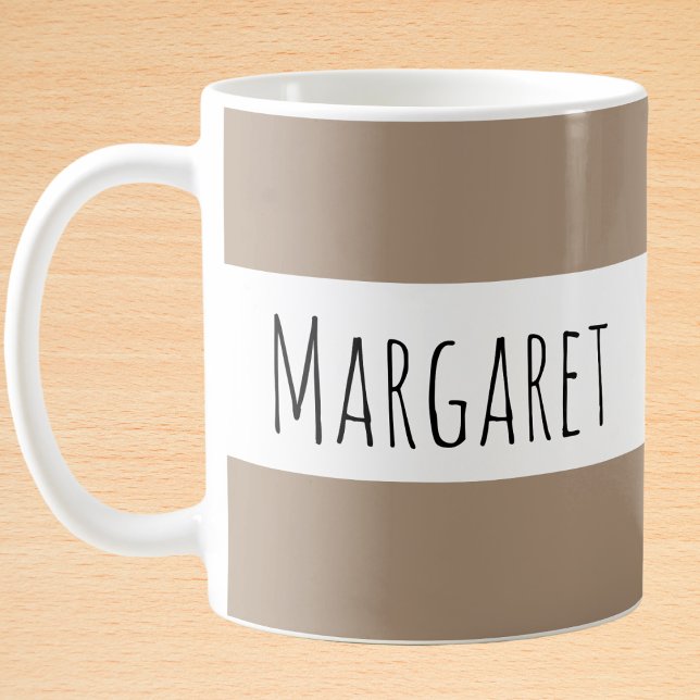 Latte Individuelle Name Personalisiert Kaffeetasse (Von Creator hochgeladen)