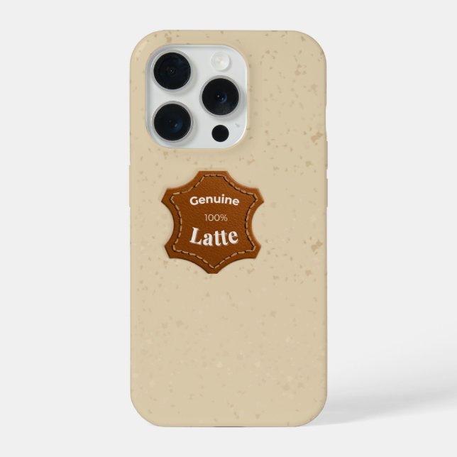 Latte iPhone Hülle (Rückseite)