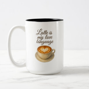 Latte ist meine Liebe Language Premium Tasse