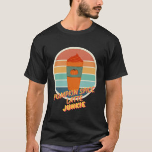 Latte-Junkie-Retrohalloween T-Shirt