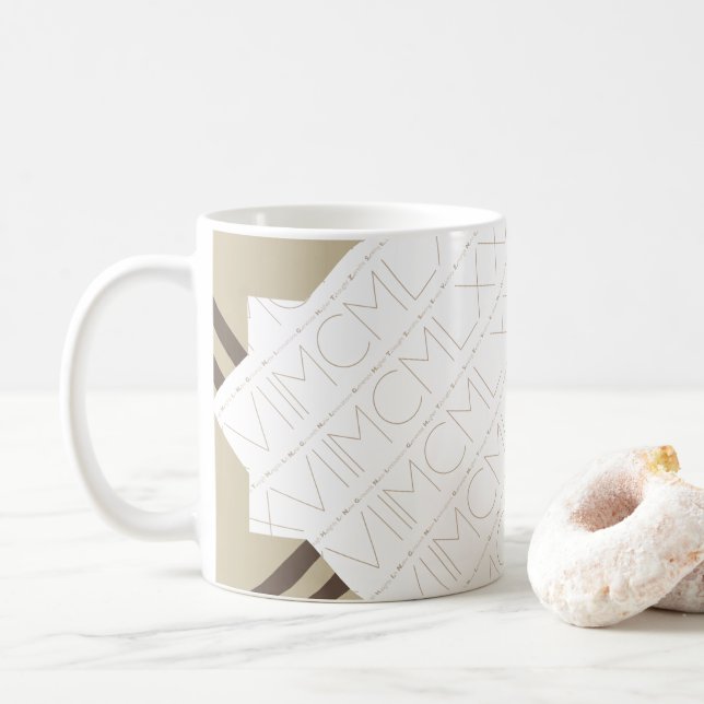 Latte Kaffeetasse (Mit Donut)