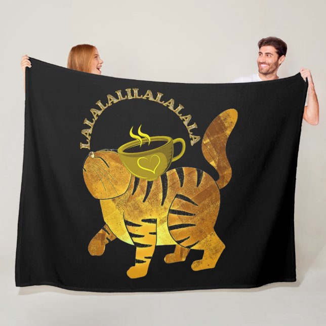 LATTE KAT FLEECE BLANKET! (Beispiel)
