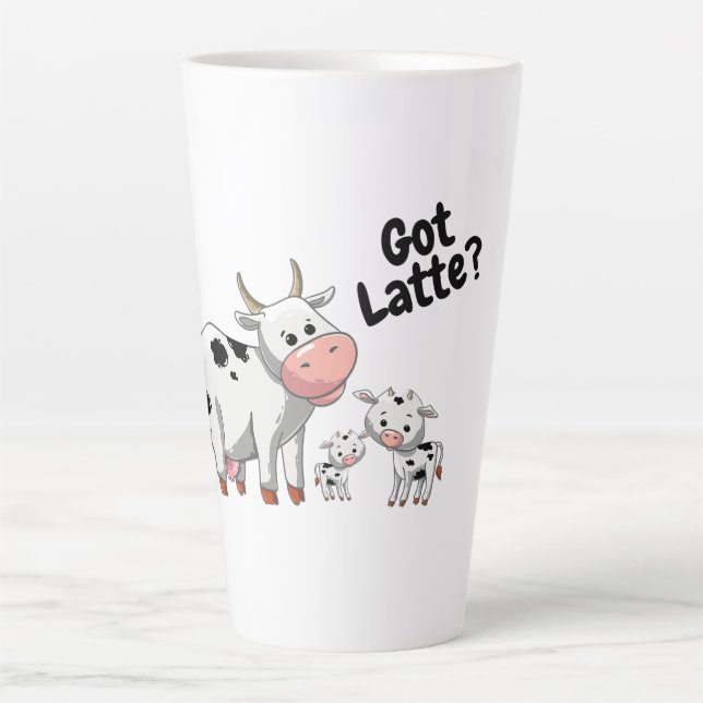 Latte Kühe Milchtasse (Vorderseite)