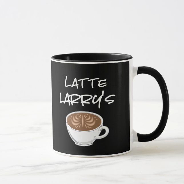 Latte Larry's Funny Coffee Tasse (Rechts)