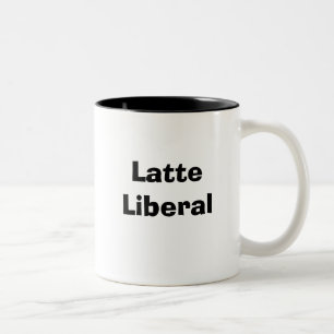 Latte Liberal-Tasse Zweifarbige Tasse