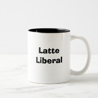 Latte Liberal-Tasse Zweifarbige Tasse