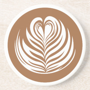 Latte Liebe Getränkeuntersetzer