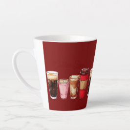 Latte Lover Mug | Cute Coffee Cups Latte Mug Gift Milchtasse