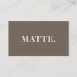 Latte   Modern Elegant Minimalistisch Professionel Visitenkarte