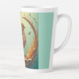 Latte Mug (Brown Bird) Milchtasse