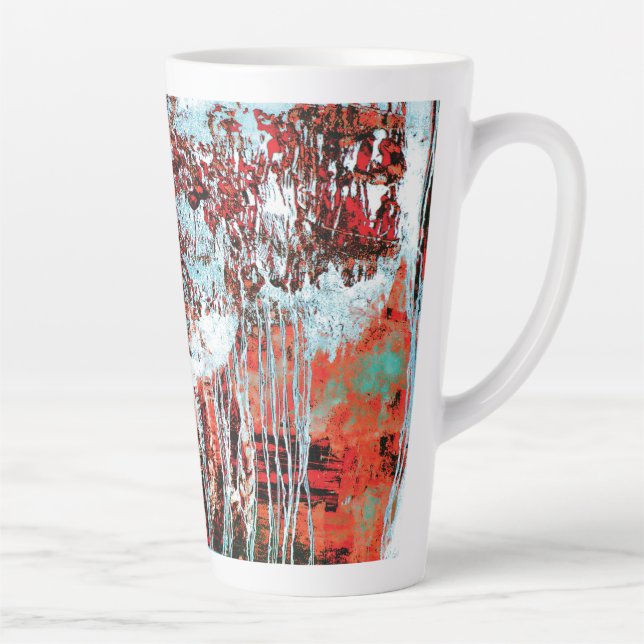 Latte Mug – Corrosion Pulse Milchtasse (Rechts)