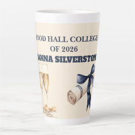 Latte Mug-Editable Grad Party Gift Milchtasse
